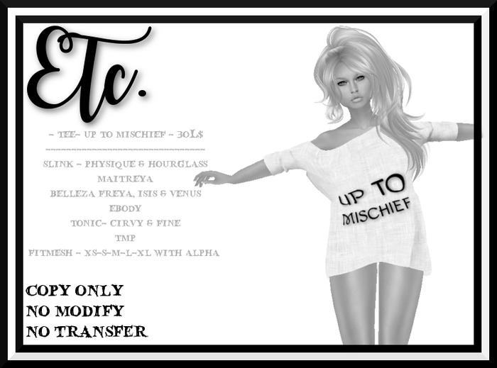 DEMO Etc. Tee - Up To Mischief