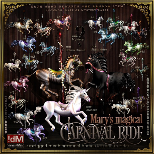 !dM deviousMind "CarnivalRide" **DEMON** (BOX #23) RARE