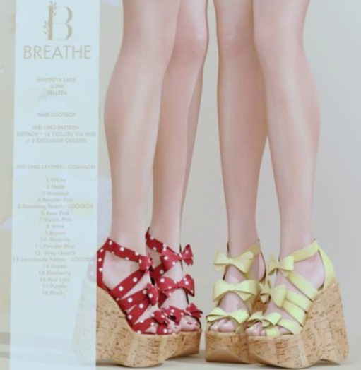 [BREATHE]-Mei Ling Wedges-Purple