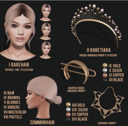 #11 CHAIN - Tender Goddess - Hairpin - Copper