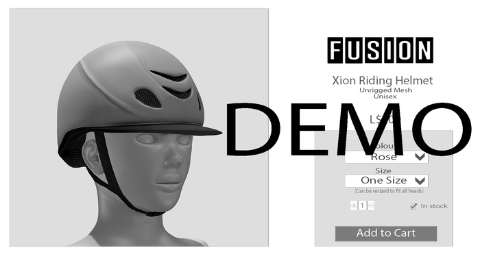 [fusion] Xion RidingHelm - DEMO
