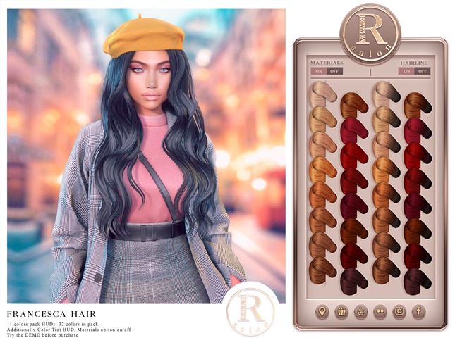 RAMA.SALON - Francesca Hair 'Gingers Colorant'