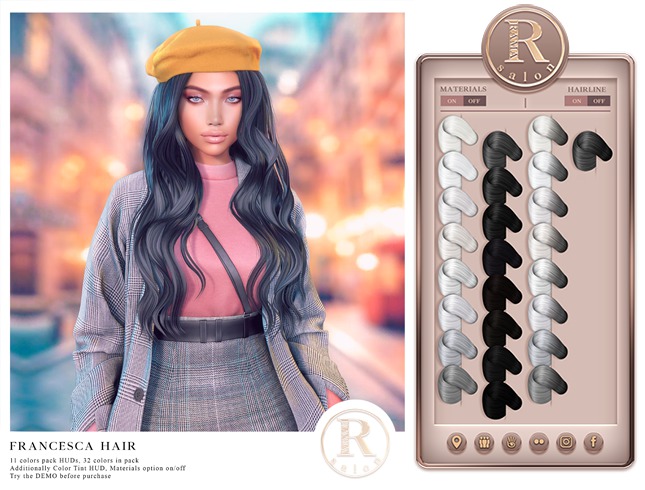 RAMA.SALON - Francesca Hair 'Grayscales Colorant'