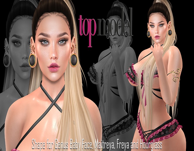 :::TOP MODEL SHAPE GENUS BABY FACE:::  {Ruby}