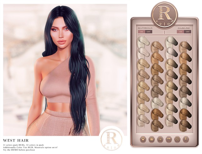 RAMA.SALON - West Hair 'Blondes Colorant'