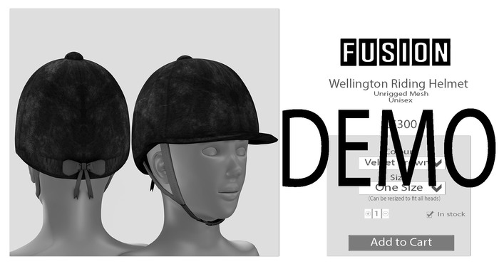 [fusion] Wellington RidingHelm - DEMO.