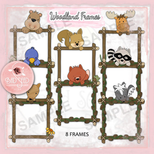 Woodland Frames/Bagged