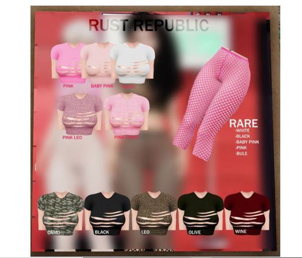 RUST REPUBLIC [executioner] top pink leo