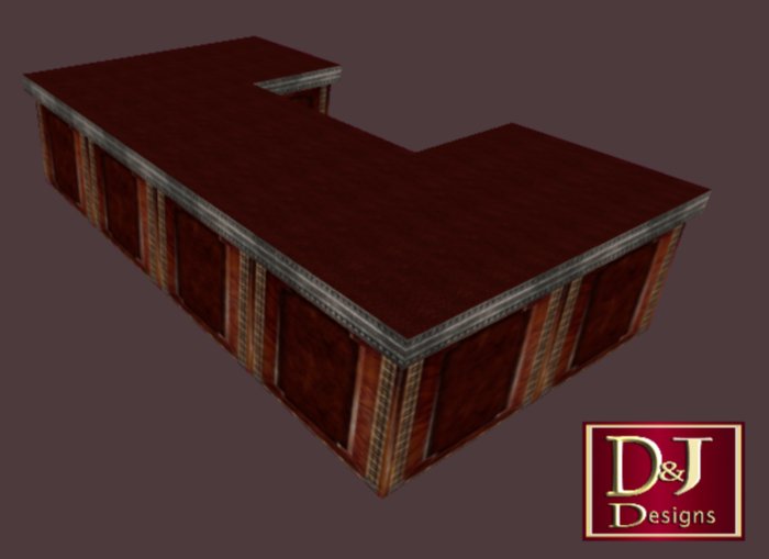 D&J Big Antique Desk