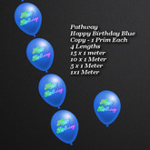 Pathway Happy Birthday Blue