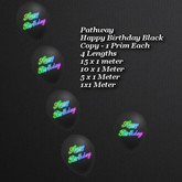 Pathway Happy Birthday Black