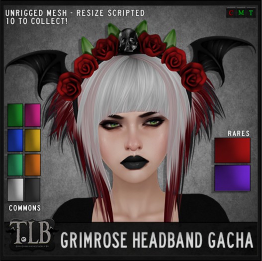 !TLB - Grimrose Headband/Green-bxd