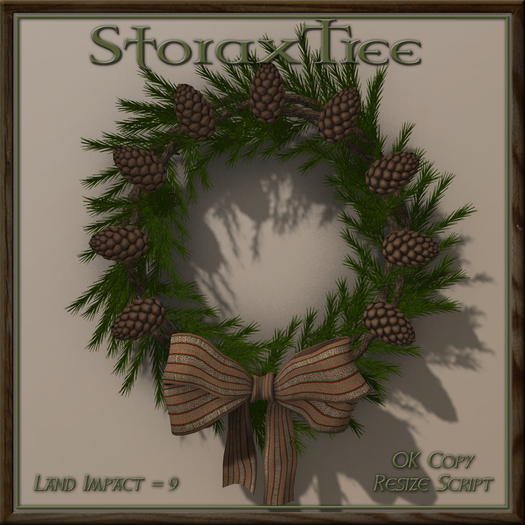 Rustic Pine Cone Wreath Ae