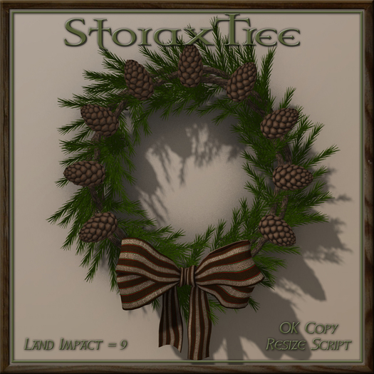 Rustic Pine Cone Wreath Aa