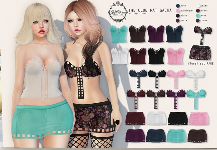 {le fil casse} club rat bra maitreya floral RARE