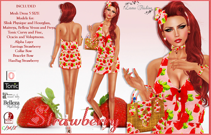 -Lamu Fashion-Outfit **Strawberry** SPECIAL PRICE!