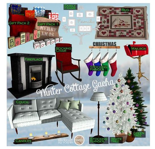 [Boomerang] Winter Cottage Candles