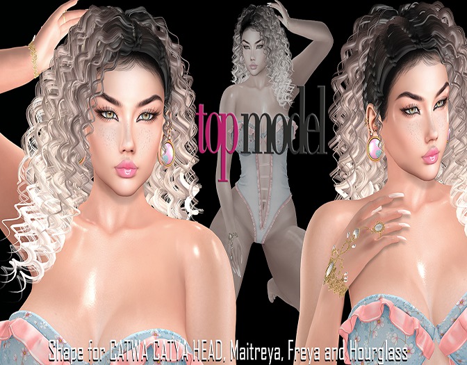 :::TOP MODEL SHAPE CATWA CATYA HEAD::: 