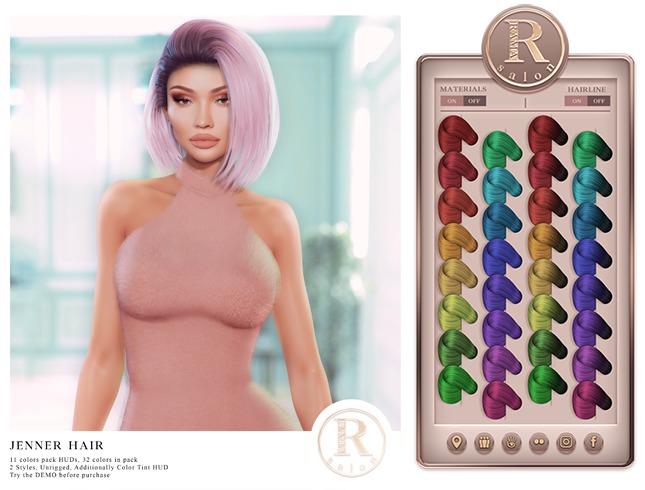 RAMA.SALON - Jenner Hair 'Colores'