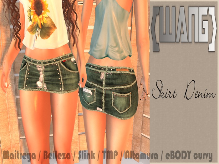 WANG - SKIRT DENIM *GIFT*  (ADD)