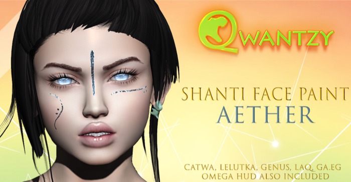 Qwantzy :: Shanti Face Paint - Aether  (wear)