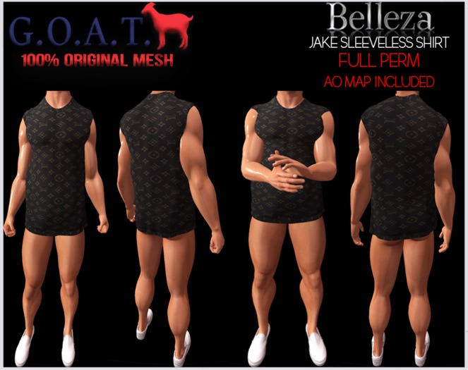 G.O.A.T. JAKE SLEEVELESS SHIRT FULL PERM
