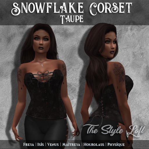 TSL - Snowflake Corset [Taupe]