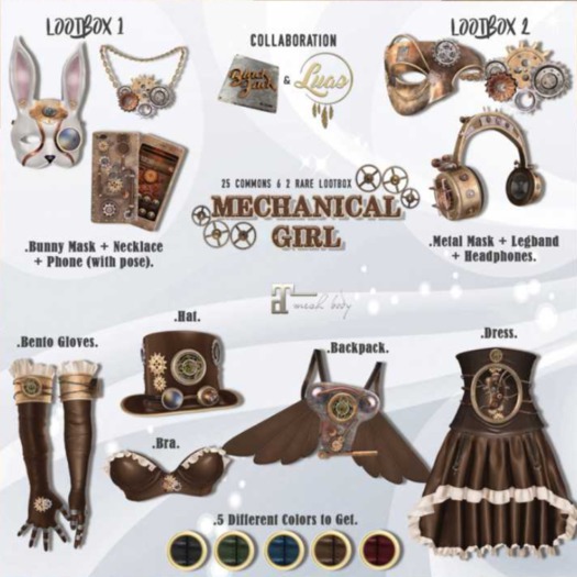 Luas & BJK Mechanical Girl Backpack Green