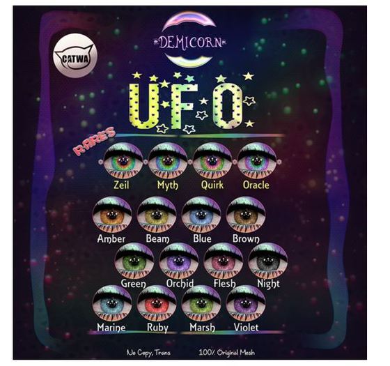 {Demicorn} UFO Eyes - Quirk RARE