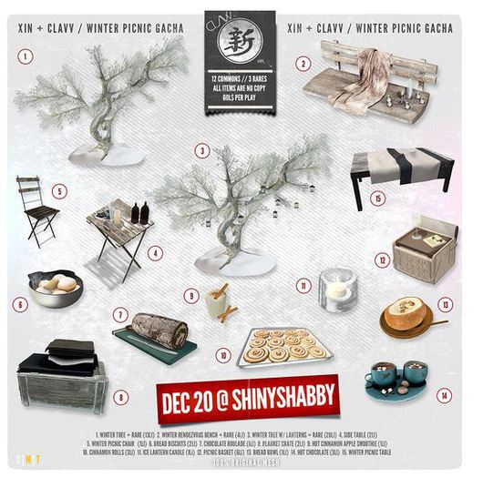 xin + clavv / winter tree + RARE