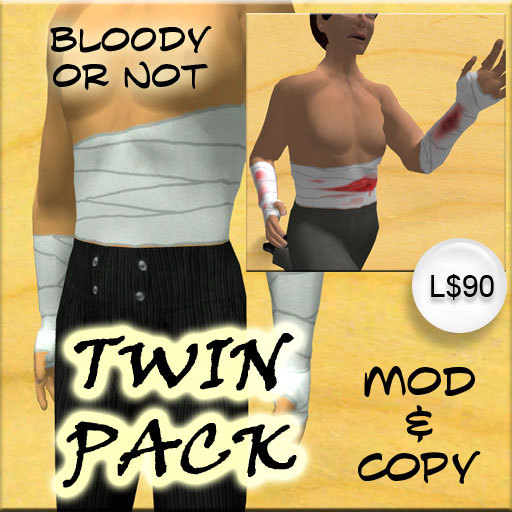 Bloody/clean Bandages TWIN PACK
