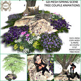 GD MESH SPRING SCENE TREE COUPLE ANIMATIONS