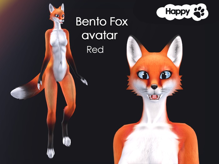 [HP] - Bento Fox avatar (red)