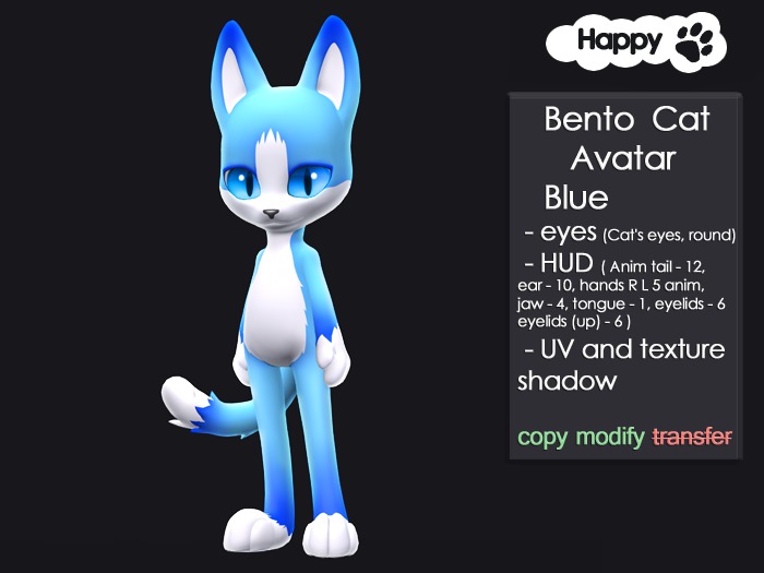 Happy Paw - Bento Cat avatar Blue