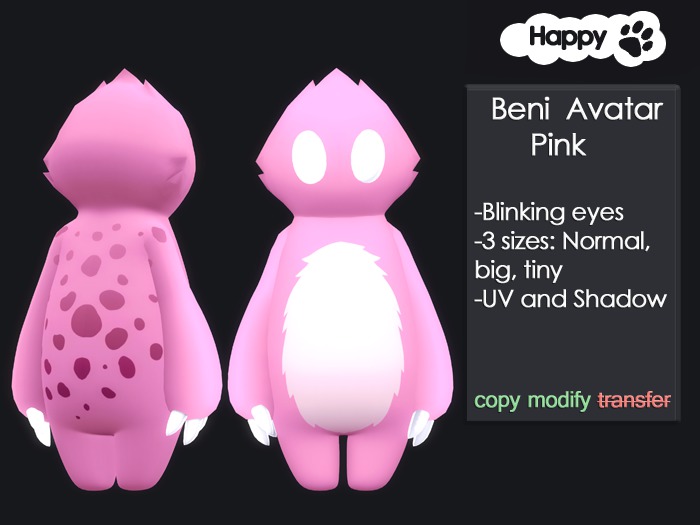 Happy Paw - Beni avatar Pink