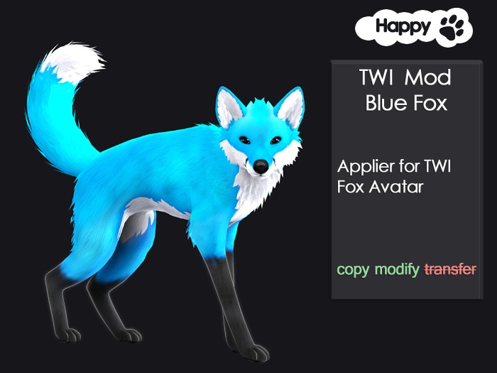 Happy Paw - TWI Mod blue fox