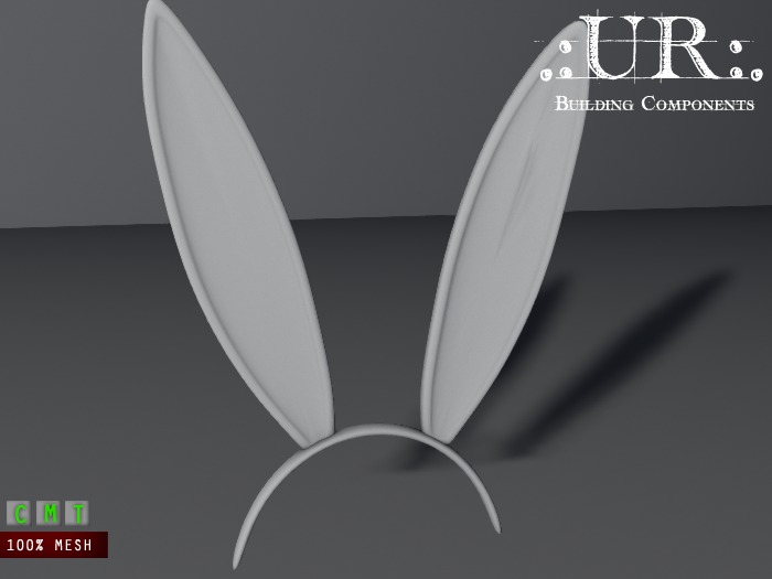 Second Life Marketplace - .:UR:. Easter 2019 - Bunny Ears (full perm mesh)