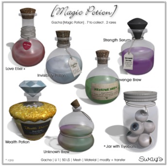 Second Life Marketplace - Sway's [Magic Potion] Wealth Potion