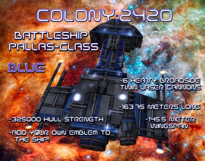 [COLONY:2420] Pallas-class Battleship pack