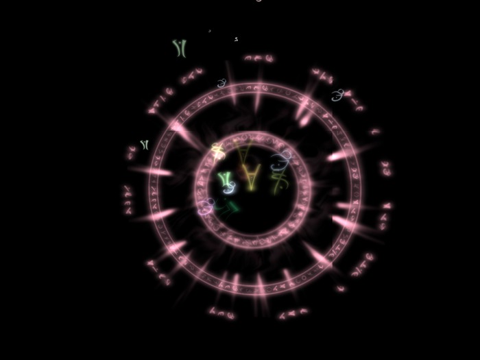 {Papillon} Small Circle Runic Circle