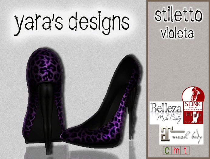 [YARA'S DESIGNS] STILETTO LADY VIOLETA*BOX*