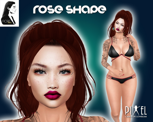 * Pixel * Rose Shape FIORE bento