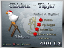 Rooster Tipjar 