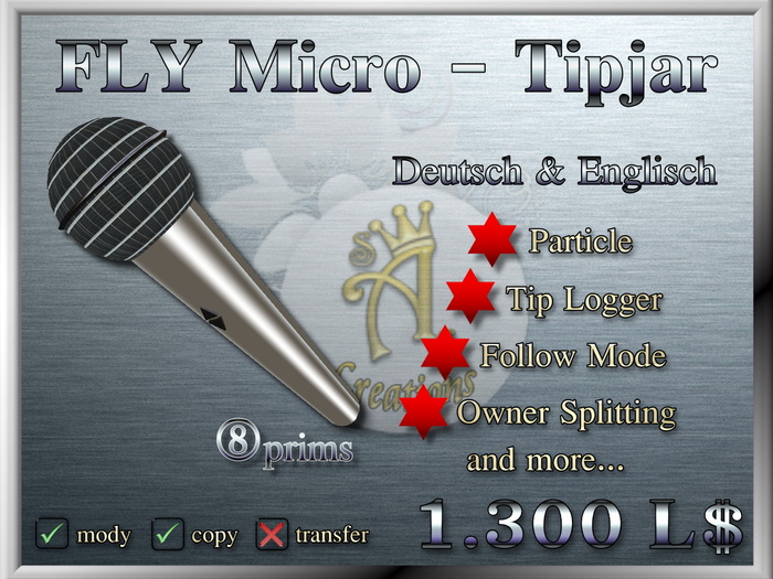 FLY Micro Tipjar