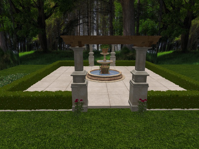 Old Fountain patio