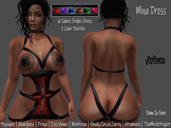 .::Arkan::. Mina Dress + Fitmesh