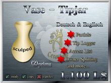 Vase Tipjar