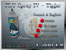 FLY Spray bottle Tipjar III