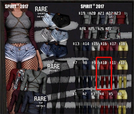 SPIRIT - Akima leggings [MAITREYA] red #10
