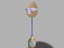 **O::U::T** EASTER EGG DECOR PEACH